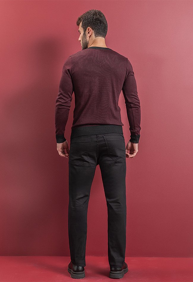 03 calca masculina reta preta