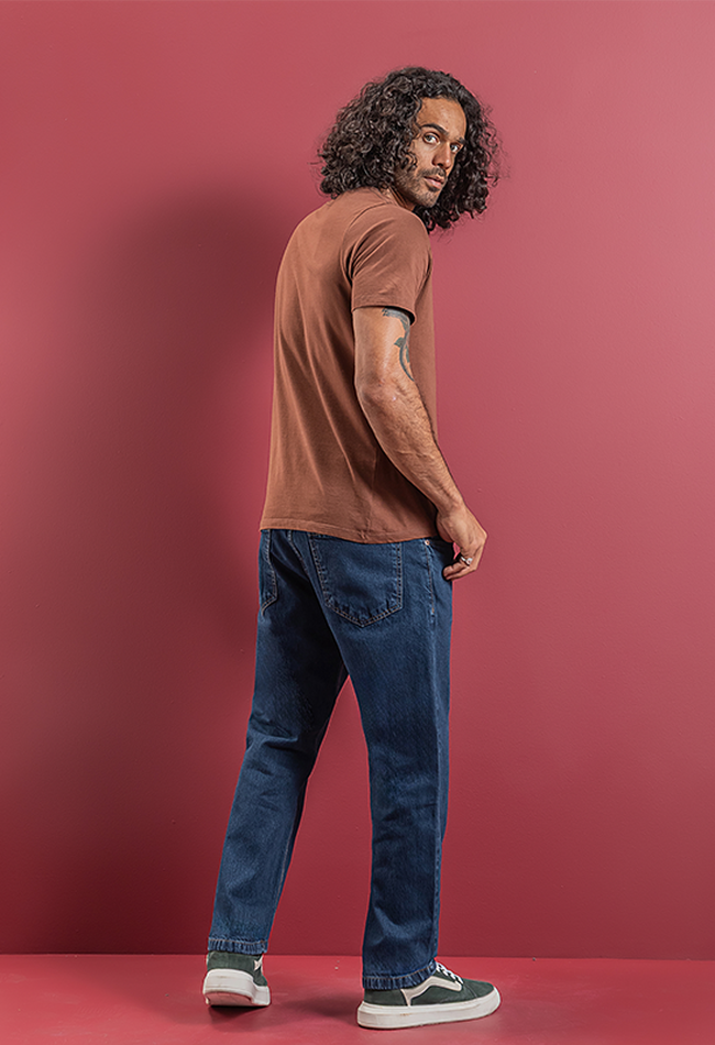 02 calca masclina reta denim escuro