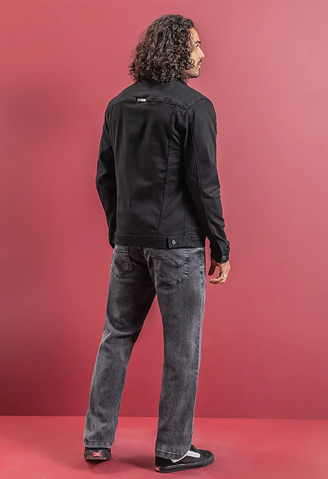 02 jaqueta masculina tradicional preta