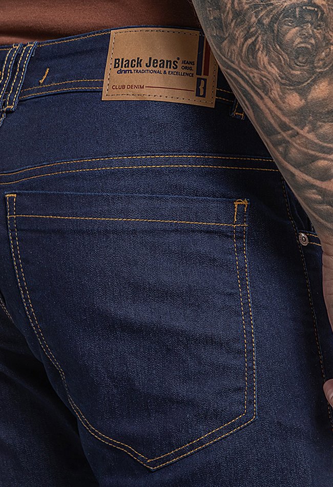 25 calca masculina skinny denim escuro