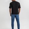 29 calca masculina skinny denim escuro