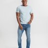 08 calca masculina skinny denim medio