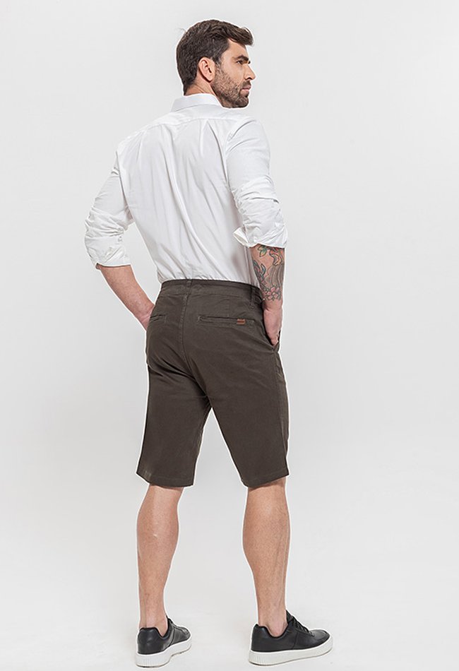 06 bermuda colors masculina sport fino verde militar