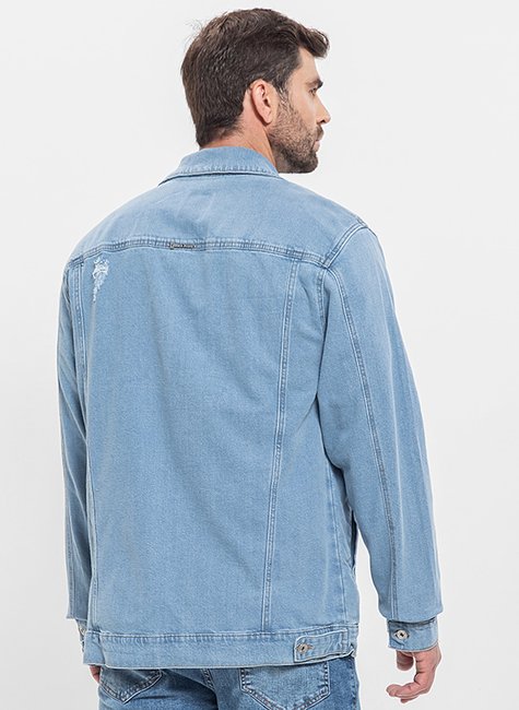 02 jaqueta masculina denim claro