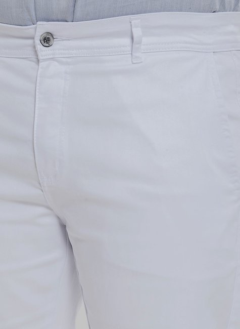 08 calca masculina sport fino plus size branco