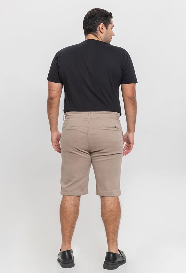 06 bermuda masculina sport fino bege