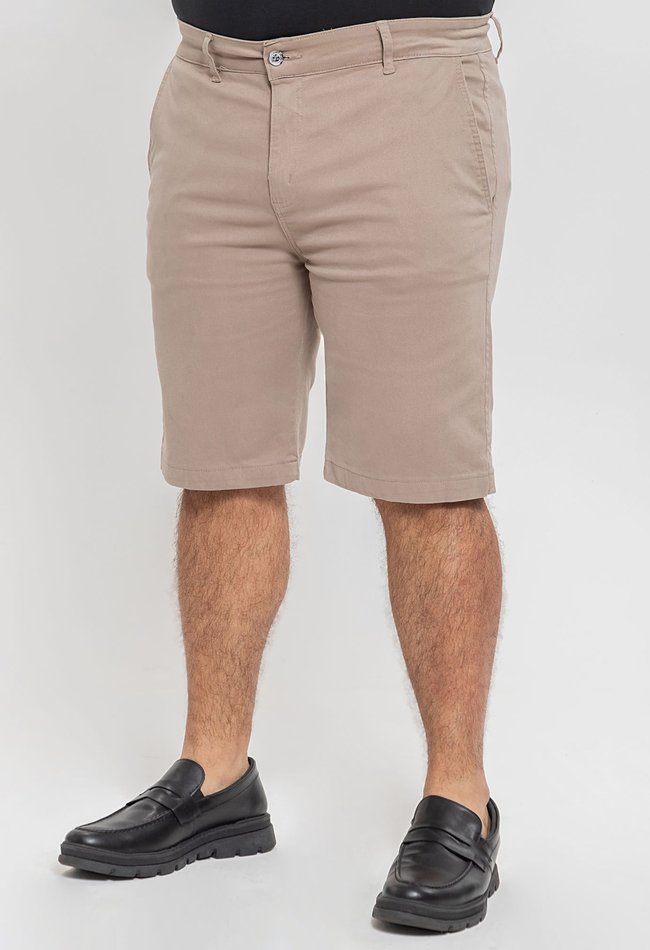 07 bermuda masculina sport fino bege