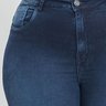 08 calca feminina skinny plus size denim escuro
