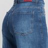 13 calca feminina wide leg denim escuro