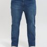 06 calca reta masculina plus size denim escuro