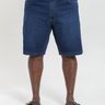 02 bermuda masculina plus size denim escuro