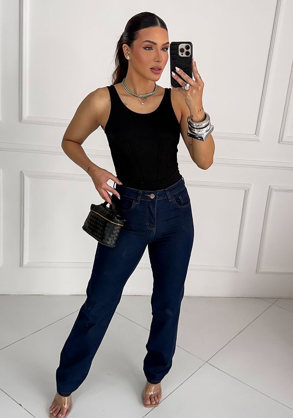 JORTS - BLACK JEANS - Black Jeans